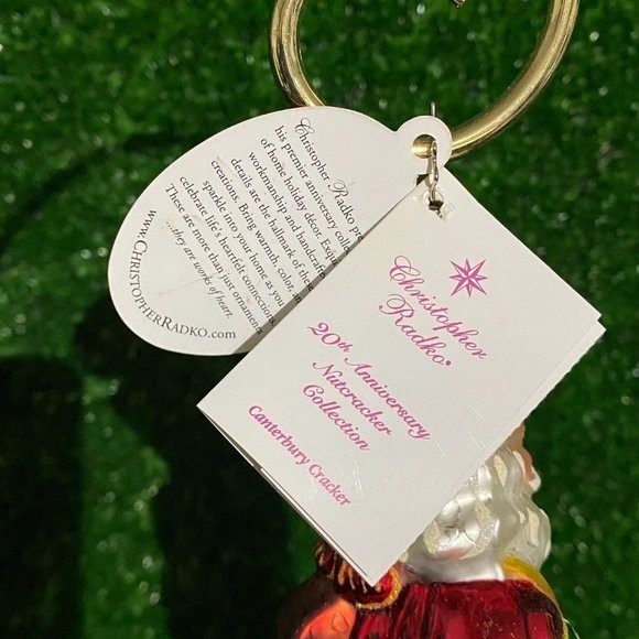 Christopher Radko 20th Anniversary ornament, Canterbury Cracker, 2004 - Picture 9 of 13